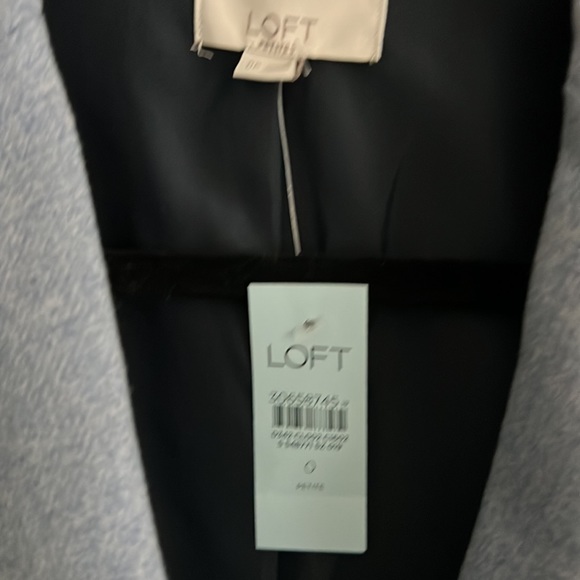 NWT LOFT Melange Double Breasted Blazer 0 Petite - Picture 4 of 6